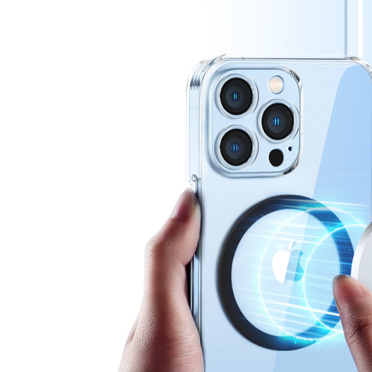 Joyroom JR-Mag-M3 Set Magnetringe für Smartphone 2 Stück Rosa