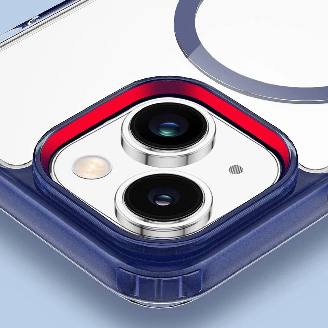 Dux Ducis Clin2 Hülle iPhone 14 Plus magnetische MagSafe grau