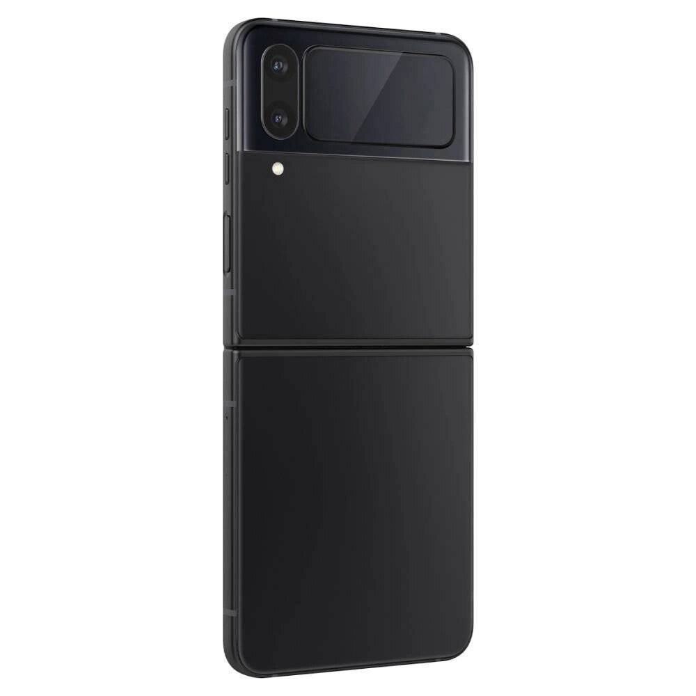 Spigen Glas.tR EZ Fit FC gehärtetes Glas Scharnierfolie Samsung Galaxy Z Flip 4 – Schwarz 2 Stk.