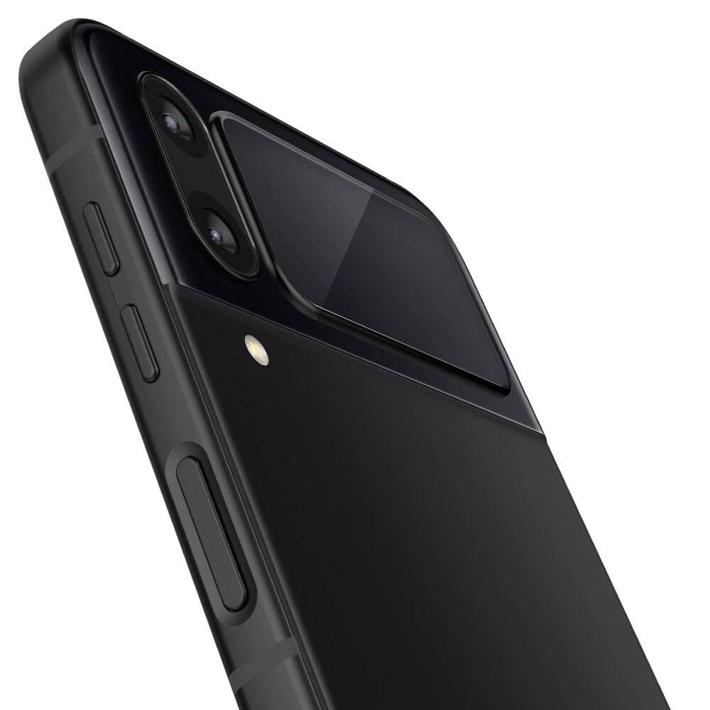 Spigen Glas.tR EZ Fit FC gehärtetes Glas Scharnierfolie Samsung Galaxy Z Flip 4 – Schwarz 2 Stk.