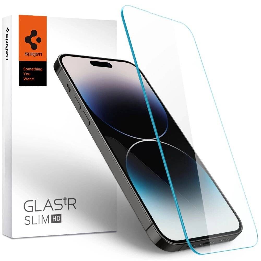 Spigen Glas.tR Slim gehärtetes Glas iPhone 14 Pro