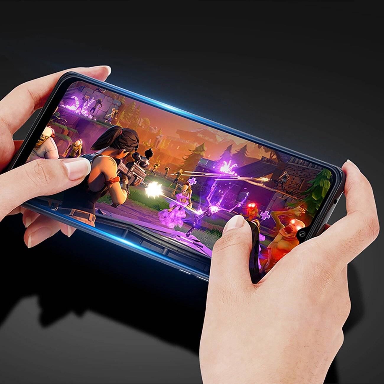 Dux Ducis 9D Displayschutzfolie gehärtetem Glas Xiaomi Poco C40 9H schwarzem Rahmen