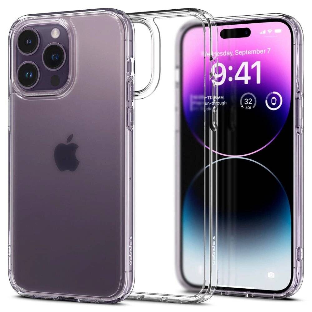 Spigen Ultra Hybrid-Hülle iPhone 14 Pro – matt transparent