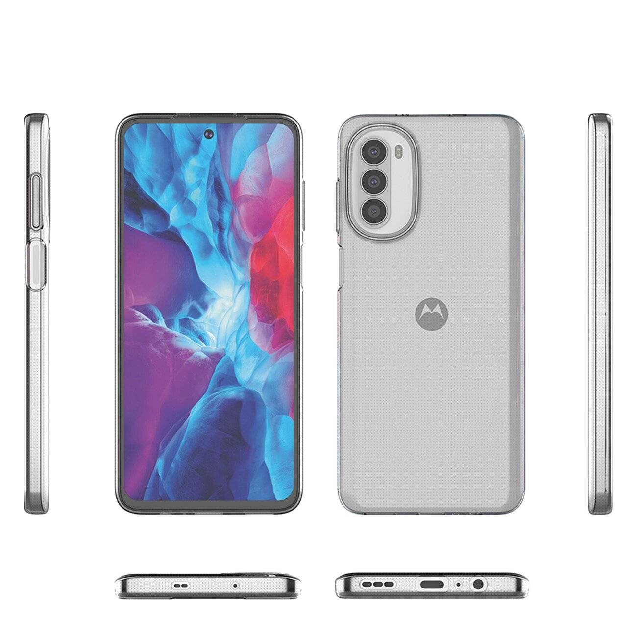 Ultra Clear 0,5 mm Hülle Motorola Moto G82 5G / G52 dünne Abdeckung
