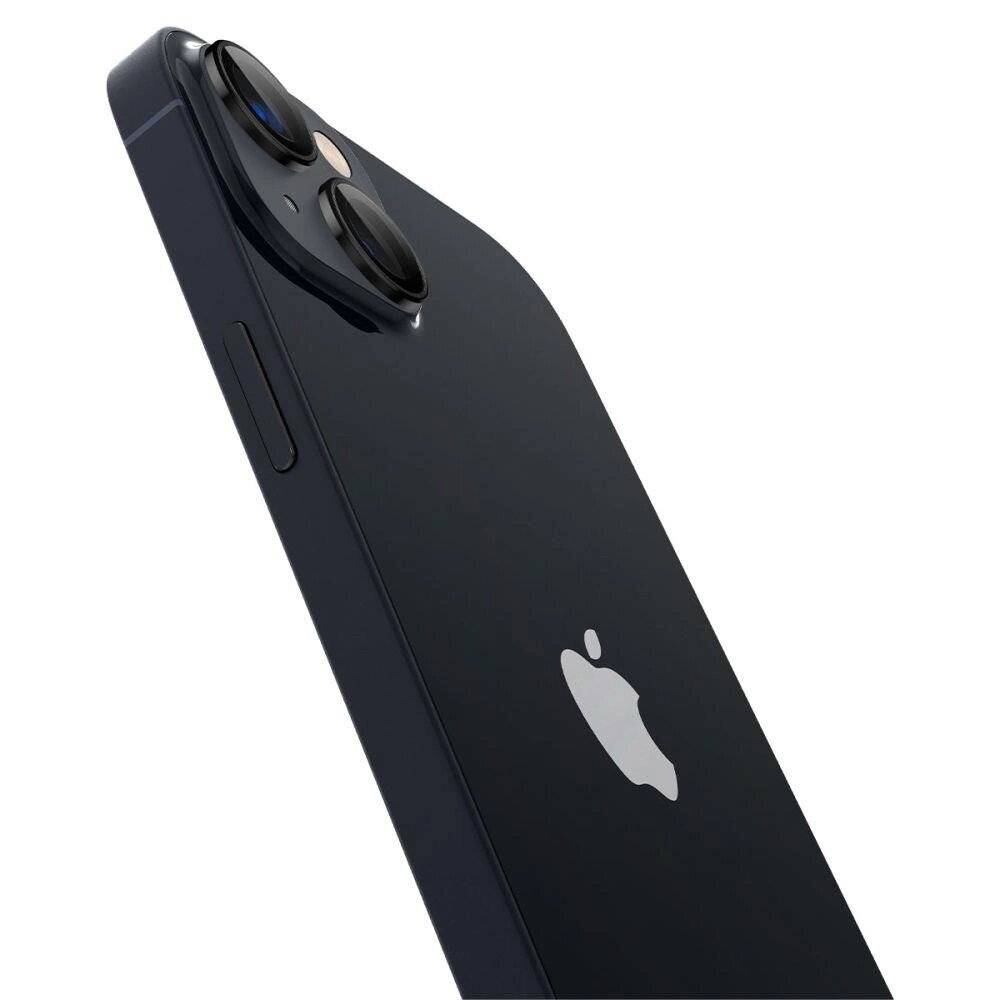 Spigen Glas.tR EZ Fit Optik Kameraschutz iPhone 14 / Plus 15 – Schwarz 2 Stk.