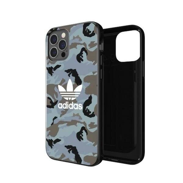 Adidas OR SnapCase Camo iPhone 12/12 Pro blau/schwarz 43702