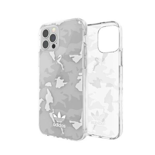 Adidas OR SnapCase Camo iPhone 12/12 Pro transparent/weiß 43705