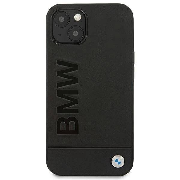 Hülle BMW BMHCP14MSLLBK iPhone 14 Plus 6,7″schwarz / schwarz Lederstempel