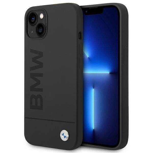 Hülle BMW BMHMP14MSLBLBK iPhone 14 Plus 6.7″schwarz / schwarz Hardcase Silikon Signature Logo