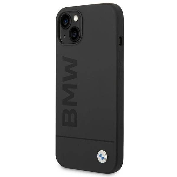 Hülle BMW BMHMP14MSLBLBK iPhone 14 Plus 6.7″schwarz / schwarz Hardcase Silikon Signature Logo