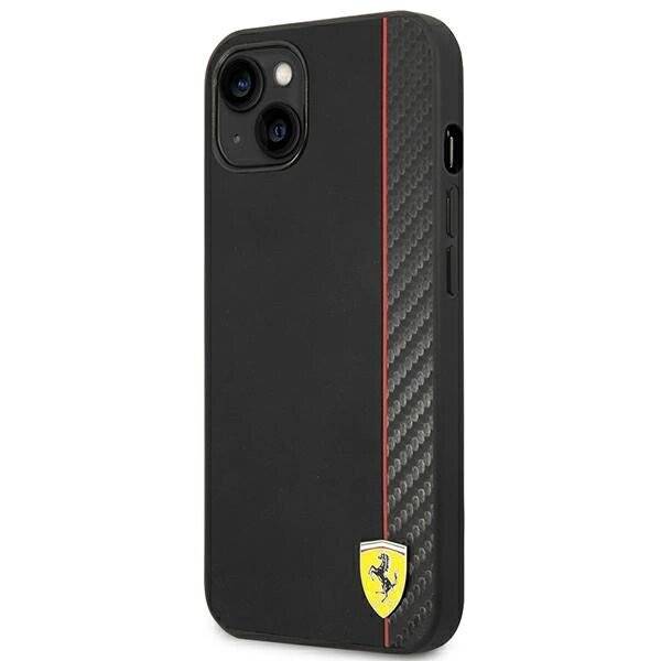 Ferrari FEHCP14MAXBK iPhone 14 Plus 6,7″ schwarz/schwarz Hardcase Carbon