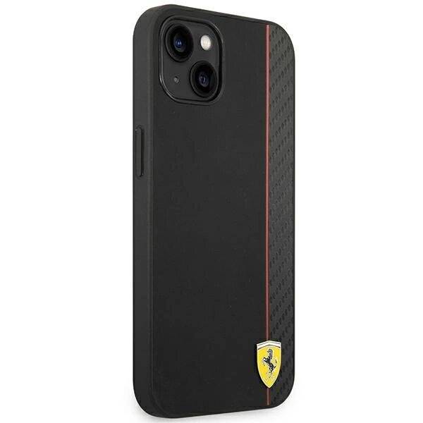 Ferrari FEHCP14MAXBK iPhone 14 Plus 6,7″ schwarz/schwarz Hardcase Carbon