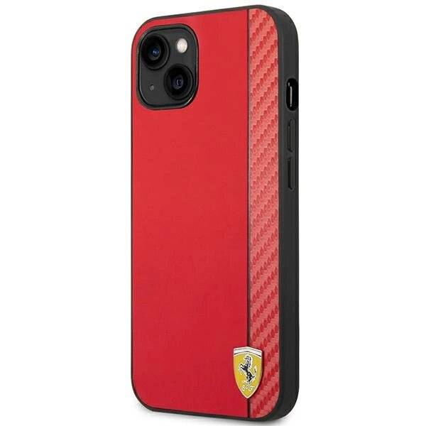 Ferrari FEHCP14MAXRE iPhone 14 Plus 6,7″ rot/rot Hardcase Carbon