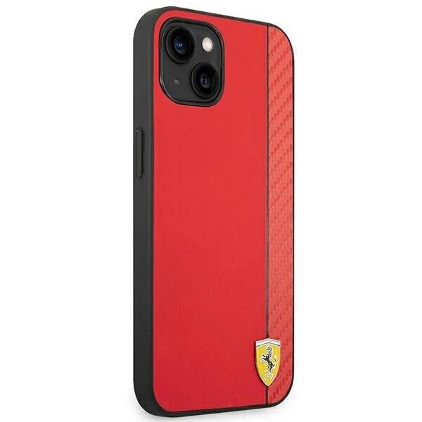 Ferrari FEHCP14MAXRE iPhone 14 Plus 6,7″ rot/rot Hardcase Carbon