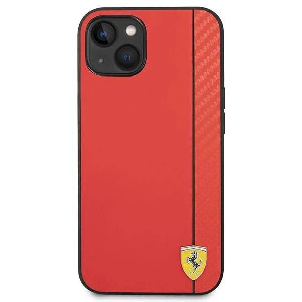 Ferrari FEHCP14MAXRE iPhone 14 Plus 6,7″ rot/rot Hardcase Carbon