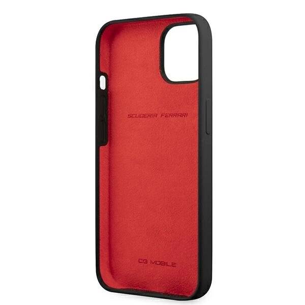 Ferrari FESIHCP13SBK iPhone 13 mini 5.4″ schwarz/schwarz Hardcase Silikon