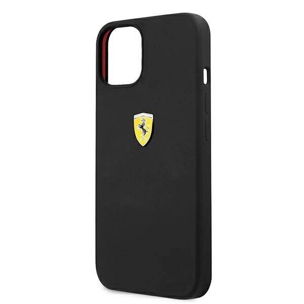 Ferrari FESIHCP13SBK iPhone 13 mini 5.4″ schwarz/schwarz Hardcase Silikon