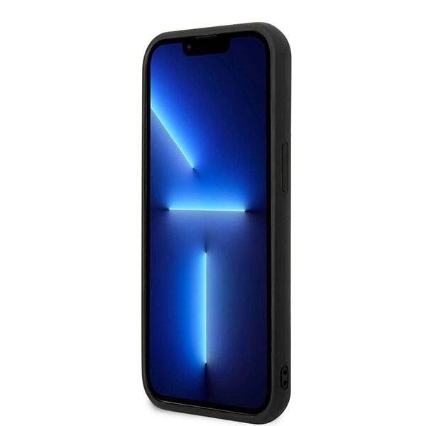 Karl Lagerfeld KLHCP13S3DKPK iPhone 13 mini 5,4" schwarz / schwarzes Hardcase Ikonik Patch