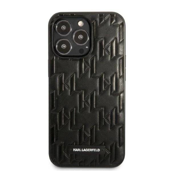 Karl Lagerfeld KLHCP13XMNMP1K iPhone 13 Pro Max 6,7" Hartschalenetui schwarz/schwarz Monogram