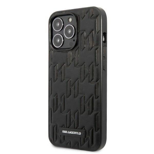 Karl Lagerfeld KLHCP13XMNMP1K iPhone 13 Pro Max 6,7" Hartschalenetui schwarz/schwarz Monogram