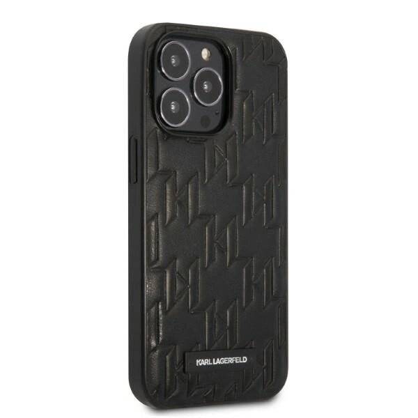 Karl Lagerfeld KLHCP13XMNMP1K iPhone 13 Pro Max 6,7" Hartschalenetui schwarz/schwarz Monogram