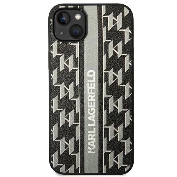 Karl Lagerfeld KLHCP14MPGKLSKG iPhone 14 Plus 6.7″ Hardcase Grau/Grau Monogram Stripe