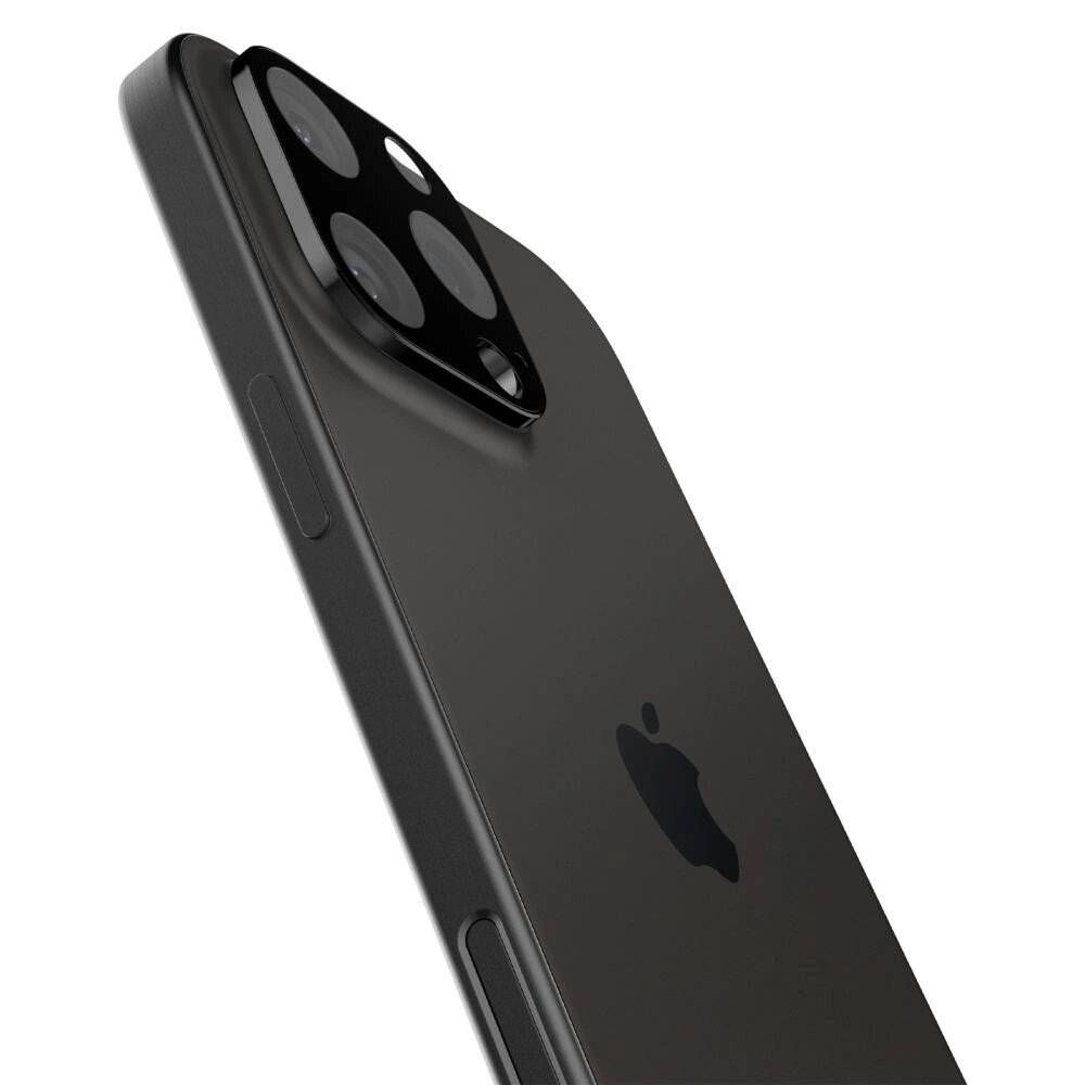 Spigen Optik.tR Kameraschutz iPhone 14 Pro / Max 15 16 - Schwarz 2 Stk.