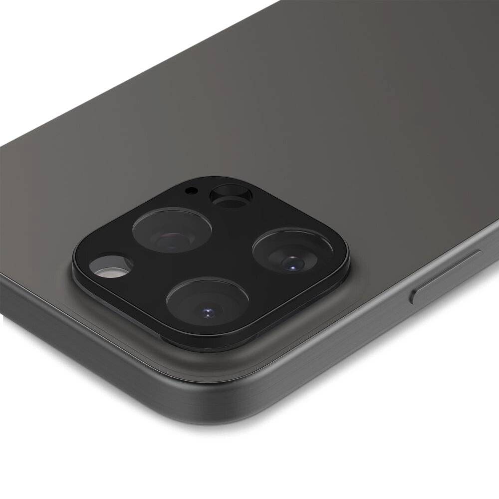 Spigen Optik.tR Kameraschutz iPhone 14 Pro / Max 15 16 - Schwarz 2 Stk.