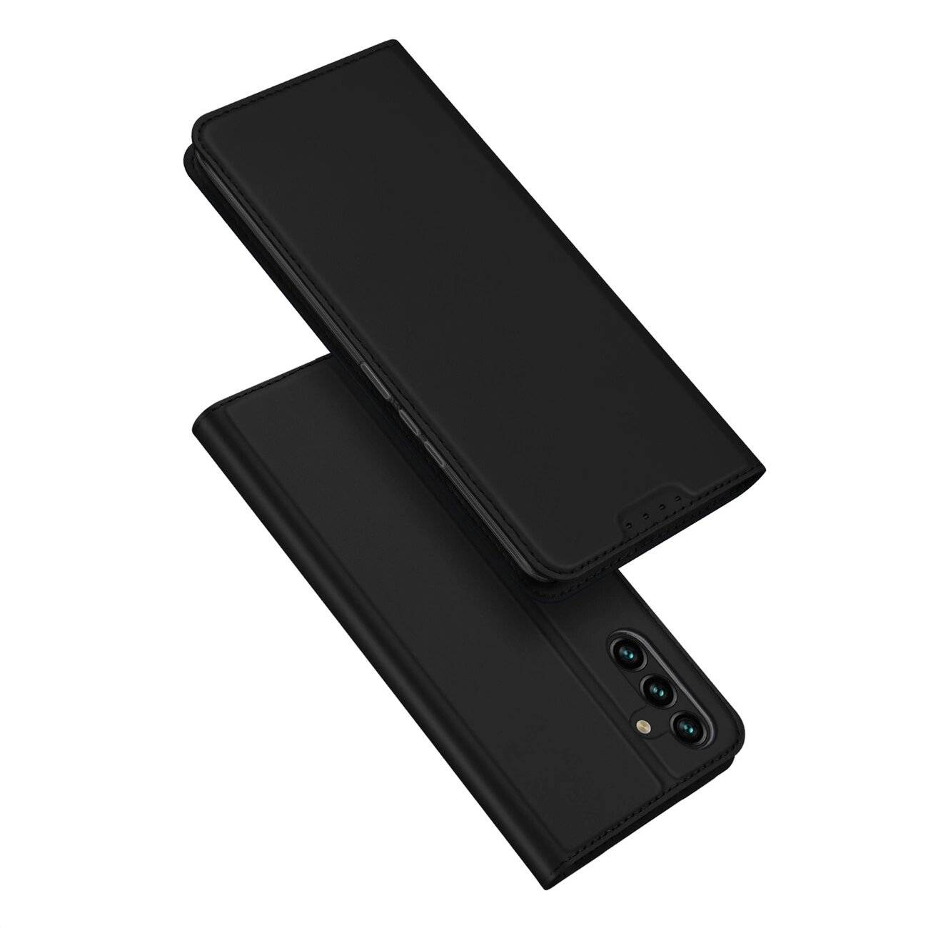Dux Ducis Skin Pro Hülle Samsung Galaxy A14 4G / 5G Cover Flip Card Wallet Stand Schwarz