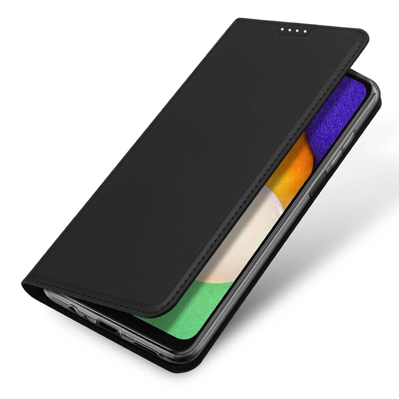 Dux Ducis Skin Pro Hülle Samsung Galaxy A14 4G / 5G Cover Flip Card Wallet Stand Schwarz