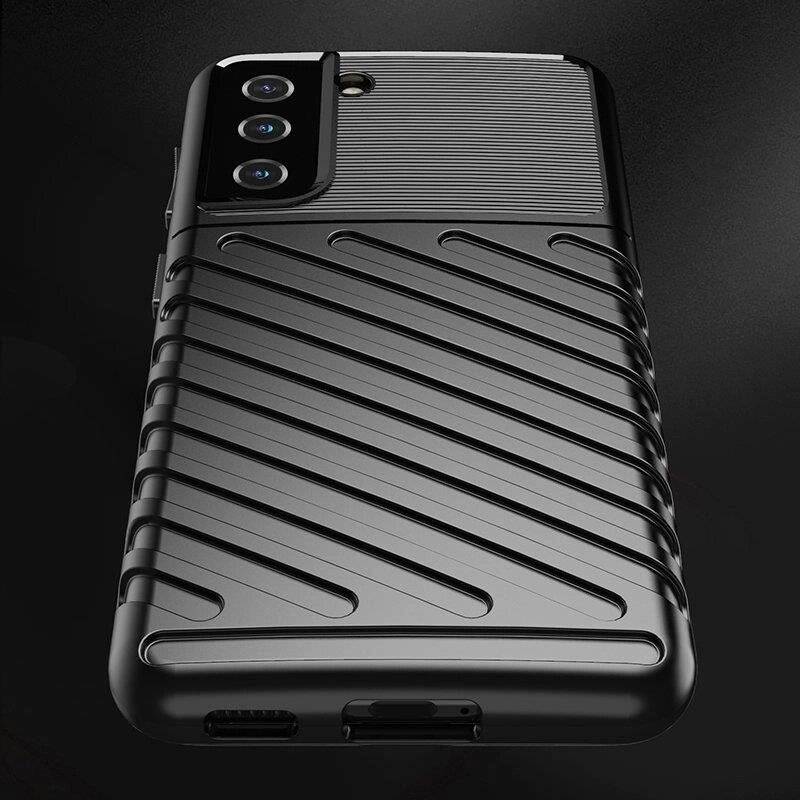Thunder Case Hülle Samsung Galaxy S23+ Silikon Armor schwarz