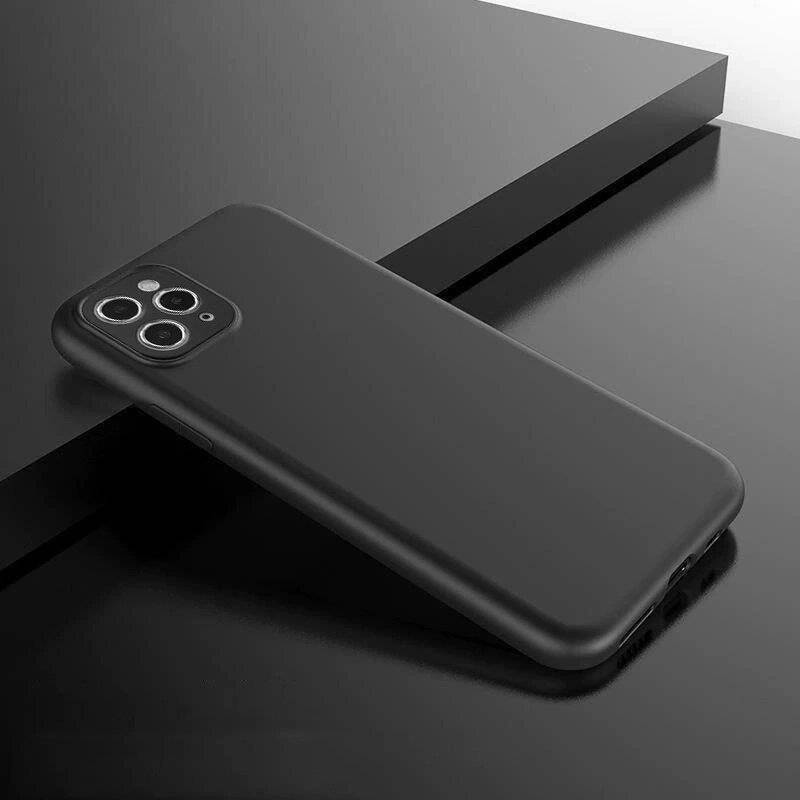 Soft Case Hülle Huawei Mate 50 Pro dünne Silikonhülle schwarz