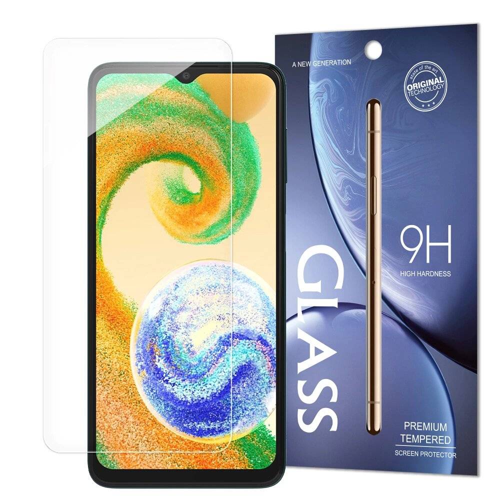 Standardmäßige Schutzhülle gehärtetem Glas Samsung Galaxy A04s, 9H-Hartglas