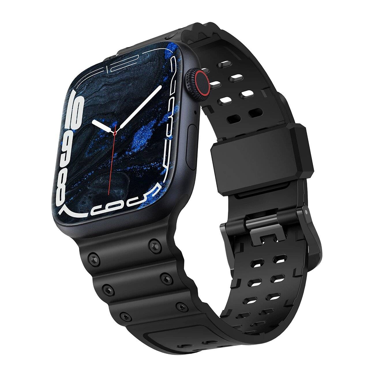 Strap Triple Protection Apple Watch 38 / 40 41 mm Armband - schwarz