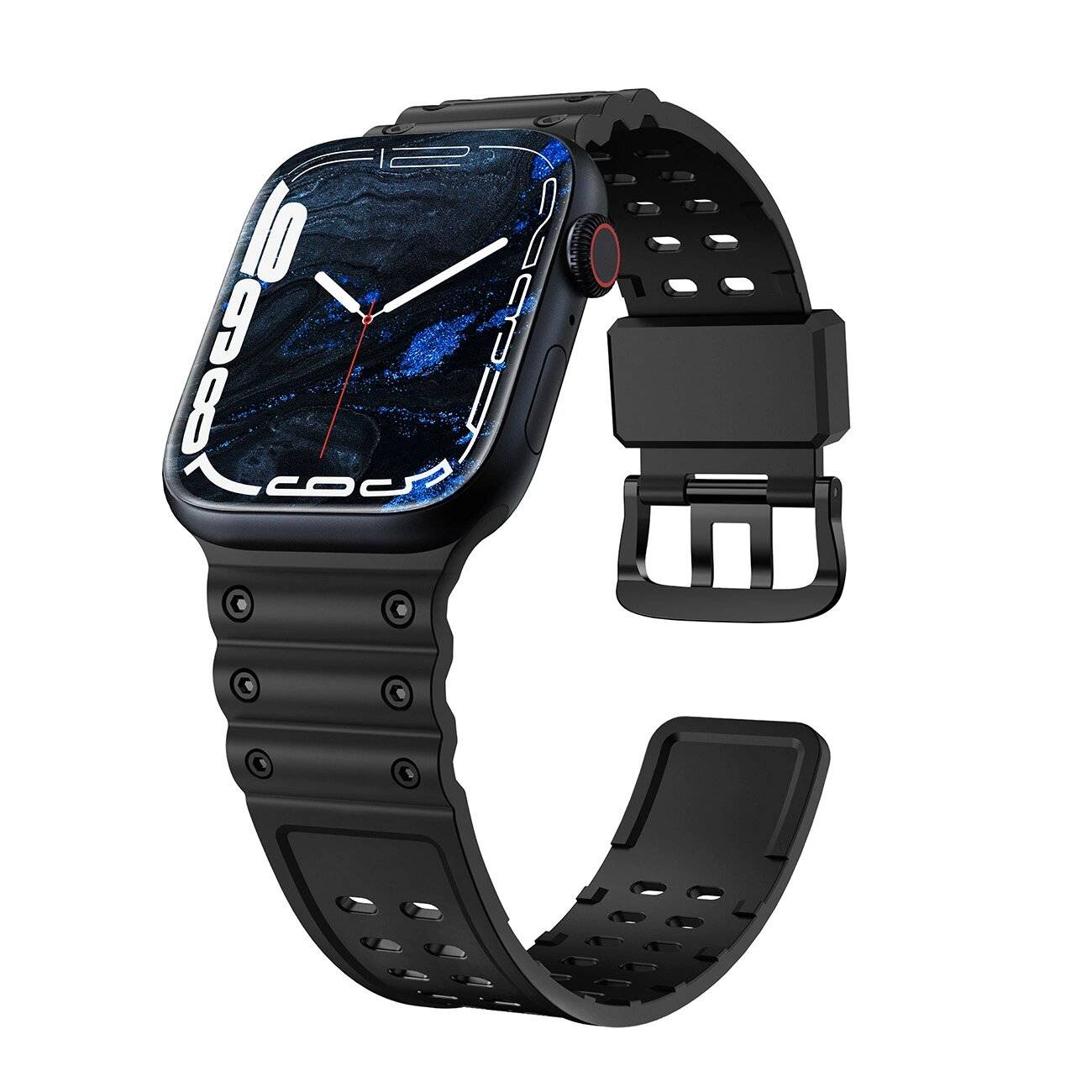Strap Triple Protection Apple Watch 38 / 40 41 mm Armband - schwarz