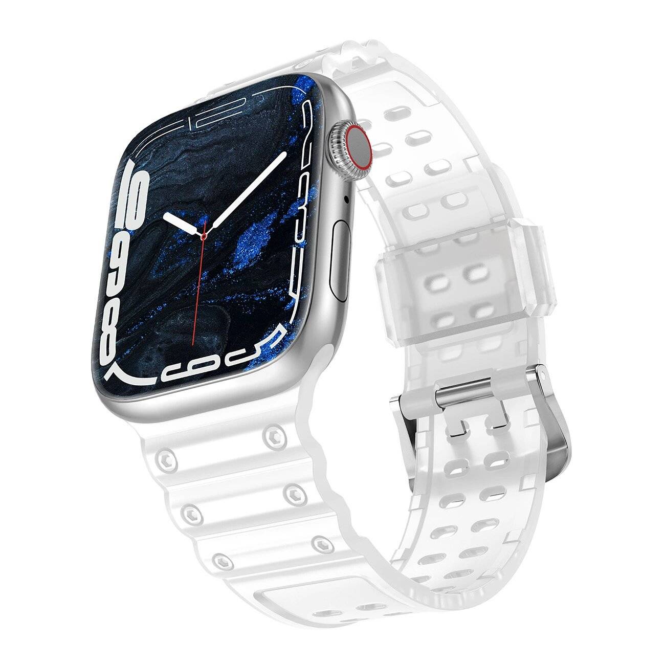 Strap Triple Protection Apple Watch 38 / 40 41 mm Bandarmband - transparent