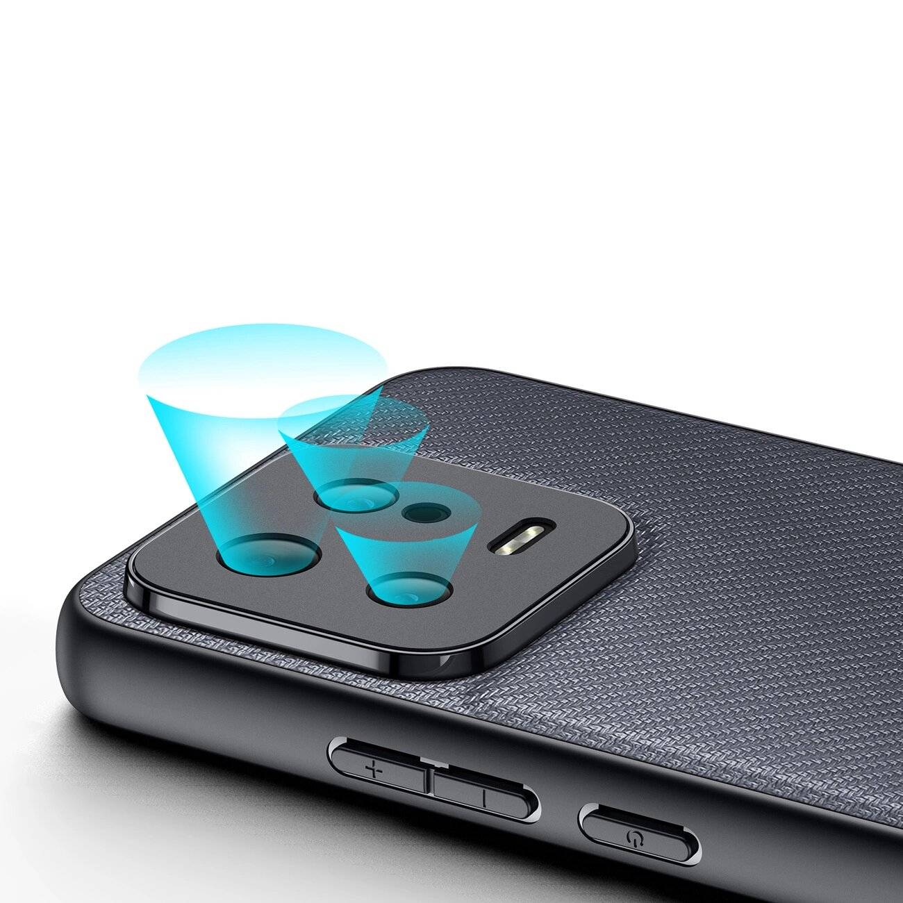 Dux Ducis Fino Hülle Xiaomi 13 Silikonrahmen grau