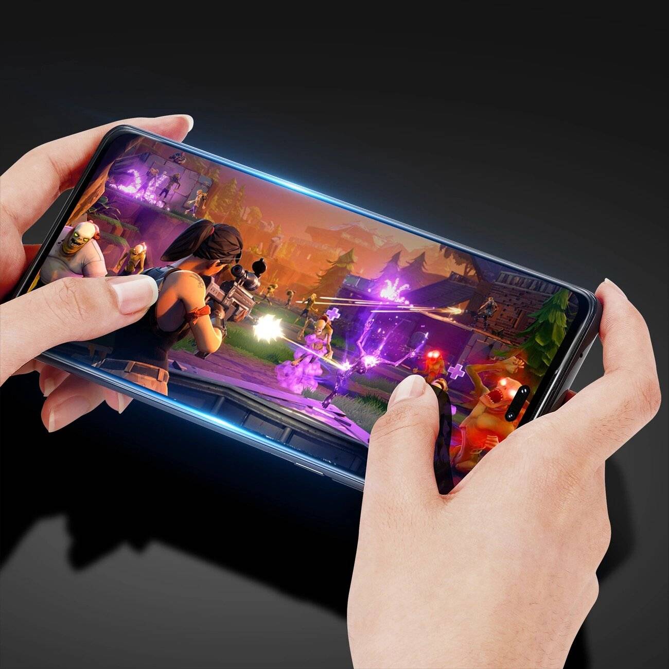 Dux Ducis 9D gehärtetes Glas Xiaomi 12 Lite 9H schwarzem Rahmen