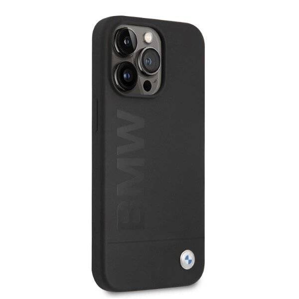 BMW Silikon Signature Logo MagSafe Hülle iPhone 13 Pro / – Schwarz