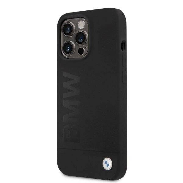 BMW Silikon Signature Logo MagSafe Hülle iPhone 13 Pro / – Schwarz