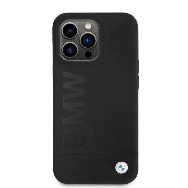 BMW Silikon Signature Logo MagSafe Hülle iPhone 13 Pro / – Schwarz