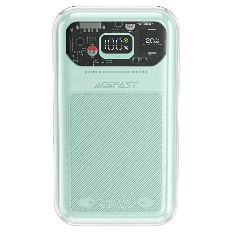 Acefast Powerbank 20000 mAh Sparkling Series Schnellladung 30 W grün M2