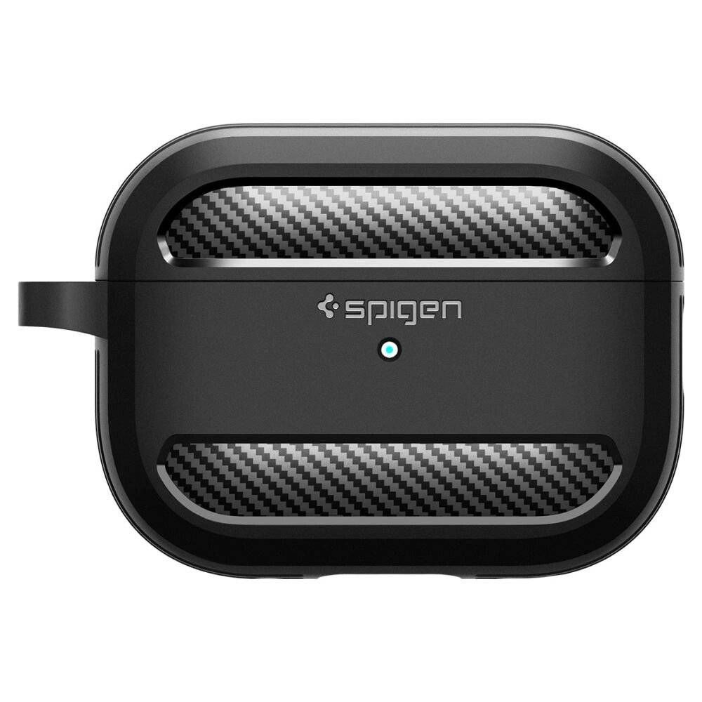 Spigen Rugged Armor Hülle Apple AirPods Pro 1/2 – mattschwarz