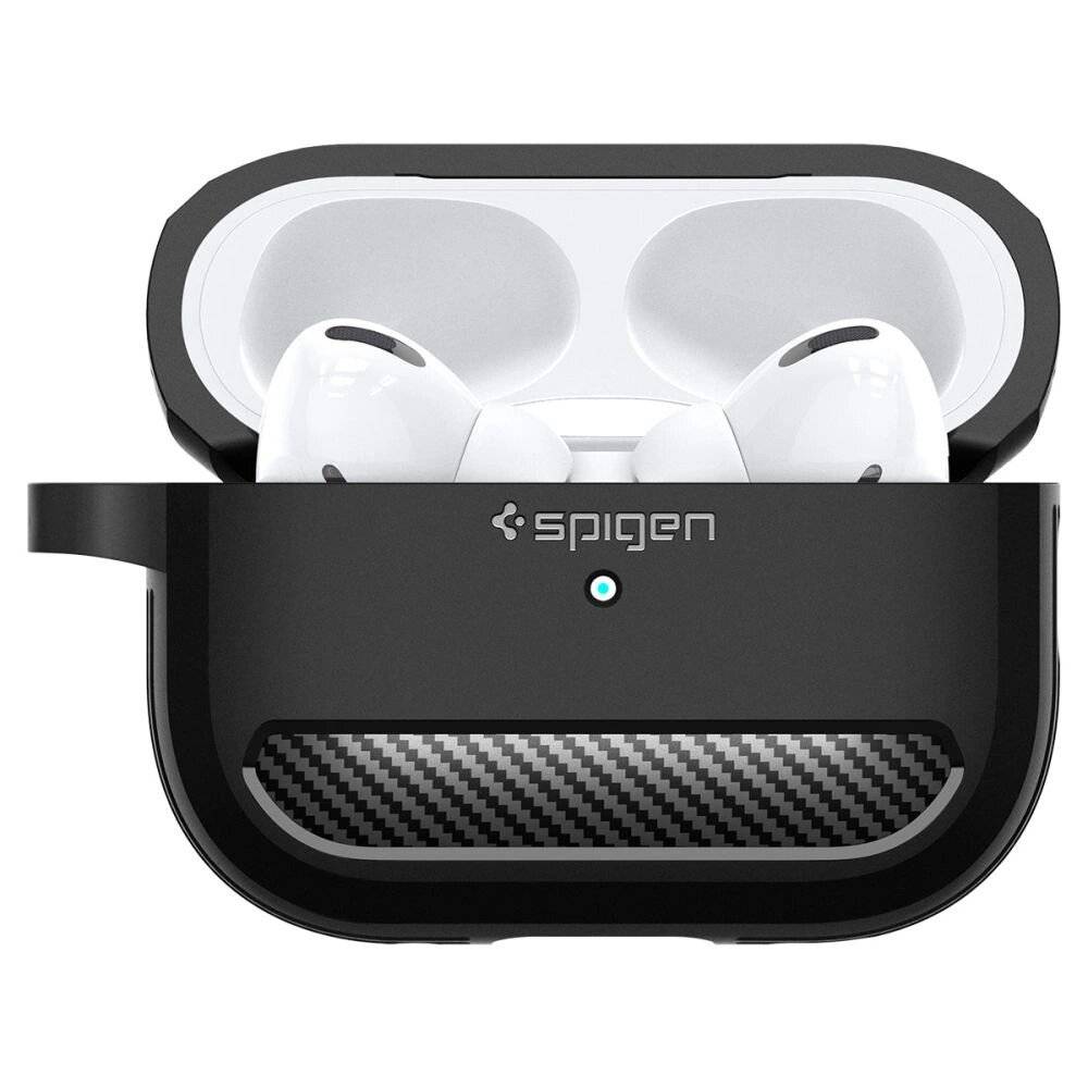Spigen Rugged Armor Hülle Apple AirPods Pro 1/2 – mattschwarz