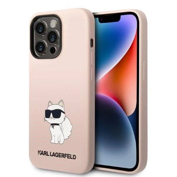 Karl Lagerfeld KLHCP14LSNCHBCP iPhone 14 Pro 6.1″ Hardcase pink/pink Silikon Choupette