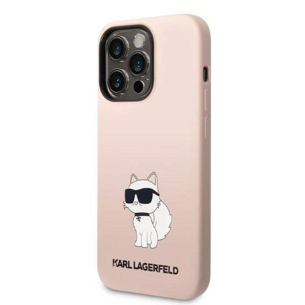 Karl Lagerfeld KLHCP14LSNCHBCP iPhone 14 Pro 6.1″ Hardcase pink/pink Silikon Choupette