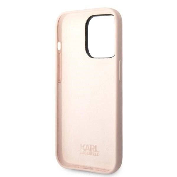Karl Lagerfeld KLHCP14LSNCHBCP iPhone 14 Pro 6.1″ Hardcase pink/pink Silikon Choupette