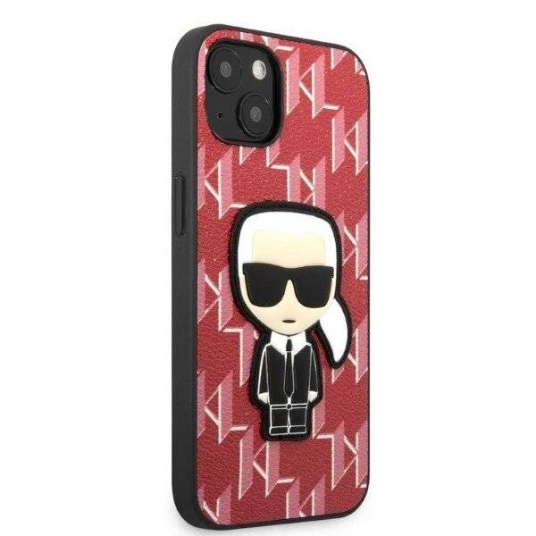 Karl Lagerfeld KLHCP13SPMNIKPI iPhone 13 mini 5.4″ Hardcase rot/rot Monogram Ikonik Patch