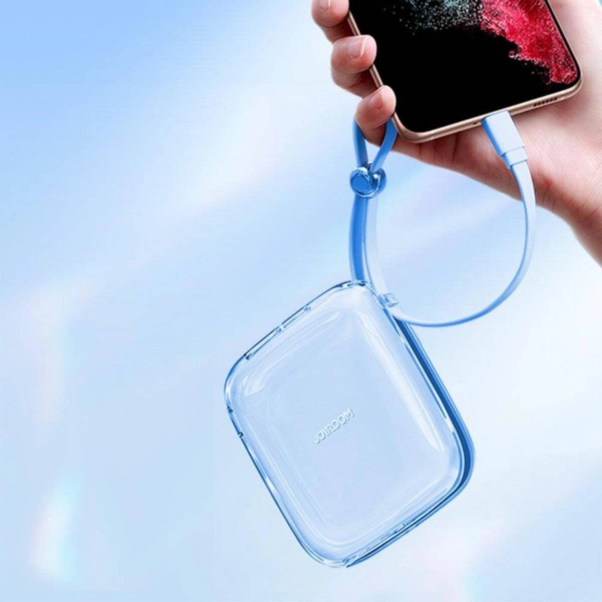 Joyroom JR-L005 Powerbank 10000mAh mit Lightning & USB-A – Blau