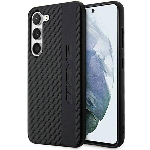 AMG AMHCS23SBLSCA S23 S911 schwarz/schwarz Hardcase Carbon Stripe&Embossed